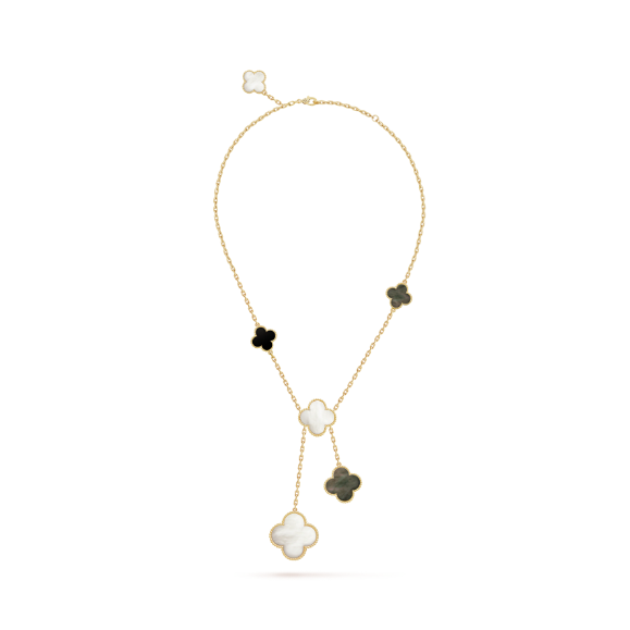 Magic Alhambra necklace, 6 patterns